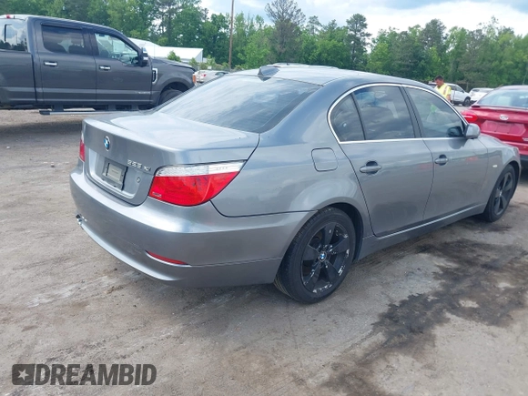 2008 BMW 5 Series 528xi with VIN WBANV13558C150343, listed as a IAAI auction lot 42224443 with 234,163 mi miles and . Bid and sale history available at carsss.com. Image 4.