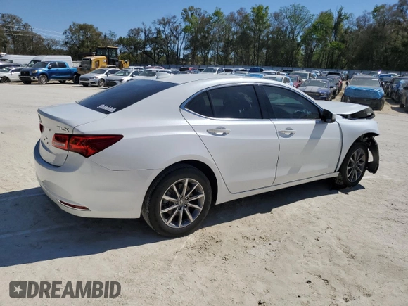2020 Acura TLX with VIN 19UUB1F31LA006263, listed as a Copart auction lot 48753715 with 61,192 mi miles and Non Repairable. Bid and sale history available at carsss.com. Image 3.