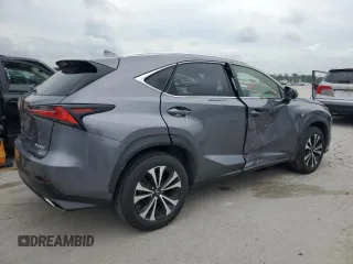 2018 Lexus NX 300 with VIN JTJBARBZXJ2159469, listed as a Copart auction lot 58123655 with 38,529 mi miles and Salvage title. Bid and sale history available at DreamBid. Image 3.
