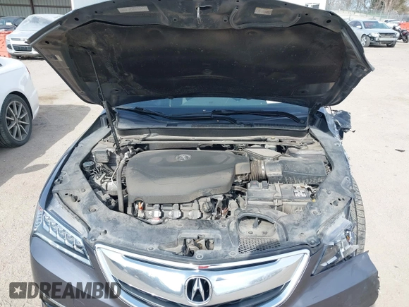2017 Acura TLX V6 w/Technology Pkg with VIN 19UUB3F50HA002063, listed as a IAAI auction lot 42018756 with 62,564 mi miles. Bid and sale history available at carsss.com. Image 10.