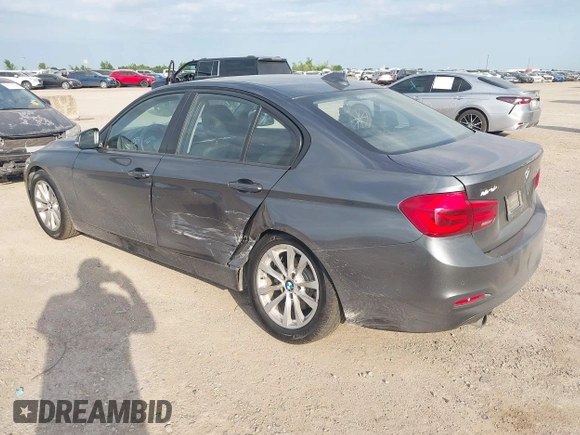 2016 BMW 3 Series 320i with VIN WBA8E1G58GNT38199, listed as a IAAI auction lot 42030548 with 116,179 mi miles and . Bid and sale history available at carsss.com. Image 3.