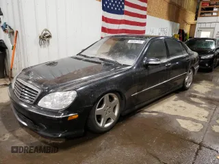 2004 Mercedes-Benz S 430 with VIN WDBNG83J14A427691, listed as a Copart auction lot 49355755 with 25,897 mi miles and Salvage Title. Bid and sale history available at DreamBid. Image 1.