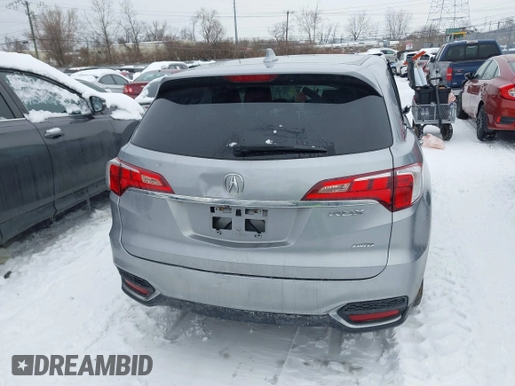 2017 Acura RDX w/Technology Pkg with VIN 5J8TB4H58HL031488, listed as a IAAI auction lot 41274882 with 124,066 mi miles. Bid and sale history available at carsss.com. Image 16.
