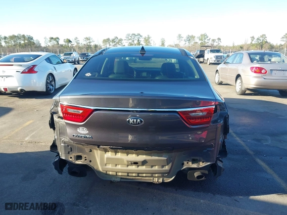 2017 Kia Cadenza Premium with VIN KNALC4J12H5039445, listed as a IAAI auction lot 41586814 with 92,816 mi miles. Bid and sale history available at carsss.com. Image 17.