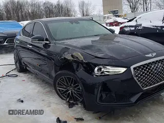 2019 Genesis G70 Advanced with VIN KMTG54LE4KU031988, listed as a Copart auction lot 41607395 with 59,321 mi miles and Non repairable. Bid and sale history available at DreamBid. Image 13.