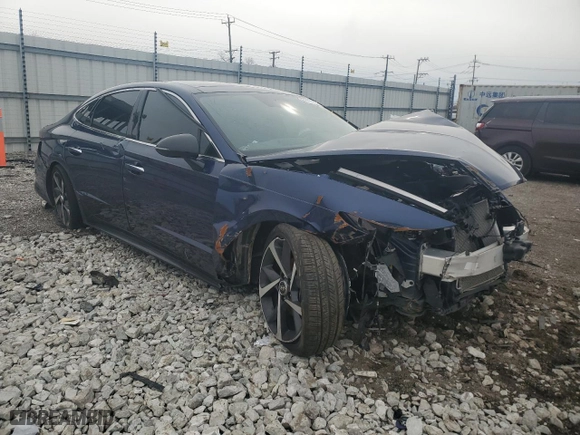 2022 Hyundai Sonata SEL Plus with VIN 5NPEJ4J26NH148626, listed as a Copart auction lot 51487385 with 0 mi miles and Clean Title. Bid and sale history available at carsss.com. Image 4.