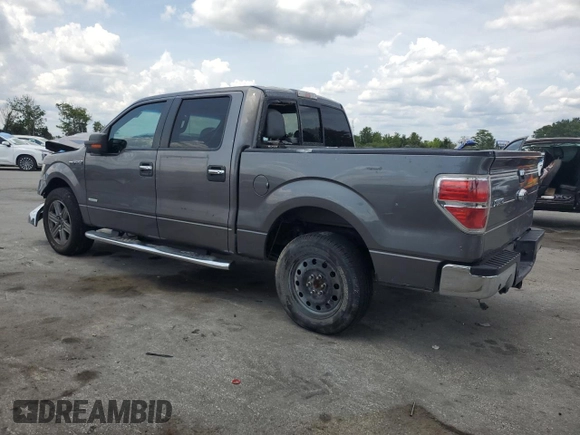 2014 Ford F-150 XL with VIN 1FTFW1CTXEKF32078, listed as a Copart auction lot 55669135 with 144,521 mi miles and Salvage title. Bid and sale history available at DreamBid. Image 2.