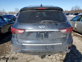 2016 Infiniti QX60 with VIN 5N1AL0MM9GC513759, listed as a Copart auction lot 84762314 with 163,714 mi miles and Salvage Title. Bid and sale history available at carsss.com. Image 6.