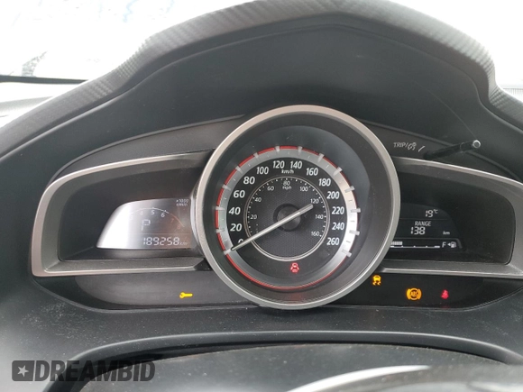 2015 Mazda 3 i Touring with VIN 3MZBM1L7XFM164015, listed as a Copart auction lot 54924275 with 189,258 mi miles and Salvage Title. Bid and sale history available at DreamBid. Image 9.