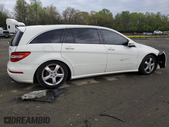2011 Mercedes-Benz R 350 with VIN 4JGCB6FE0BA130219, listed as a Copart auction lot 51511805 with 143,250 mi miles and Salvage title. Bid and sale history available at DreamBid. Image 3.