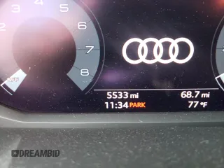 2022 Audi Q3 S line Premium Plus with VIN WA1EECF31N1007643, listed as a Copart auction lot 49499692 with 5,533 mi miles. Bid and sale history available at carsss.com. Image 8.