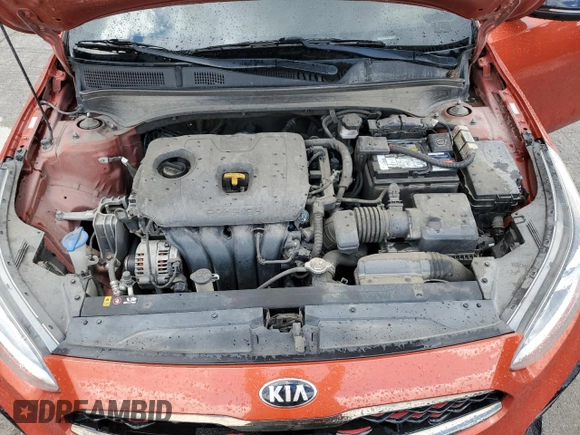 2021 Kia Forte GT-Line with VIN 3KPF34AD4ME318985, listed as a Copart auction lot 59023575 with 94,572 mi miles and Salvage title. Bid and sale history available at DreamBid. Image 11.
