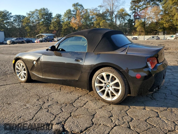 2007 BMW Z4 3.0i with VIN 4USBU33557LW60768, listed as a Copart auction lot 80969384 with 64,779 mi miles and Salvage Title. Bid and sale history available at carsss.com. Image 2.