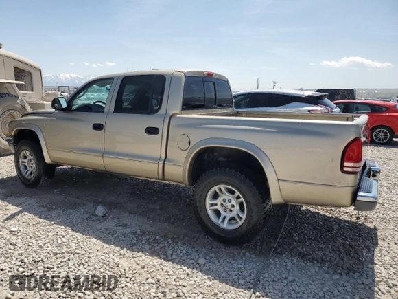 2003 Dodge Dakota SLT with VIN 1D7HG48N23S149028, listed as a Copart auction lot 53540335 with 201,059 mi miles and Salvage Title. Bid and sale history available at DreamBid. Image 2.