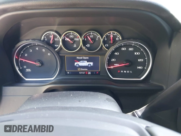 2021 Chevrolet Silverado 1500 LT Trail Boss with VIN 1GCPYFED2MZ422861, listed as a IAAI auction lot 41784383 with 53,167 mi miles and . Bid and sale history available at DreamBid. Image 7.
