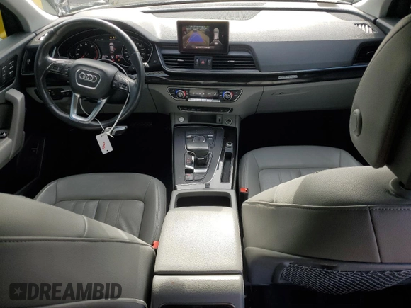 2019 Audi Q5 Premium with VIN WA1ANAFY4K2091932, listed as a Copart auction lot 57597415 with 66,430 mi miles and Salvage title. Bid and sale history available at DreamBid. Image 8.