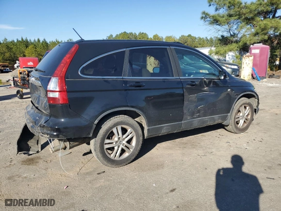 2011 Honda CR-V EX-L with VIN 5J6RE3H79BL008993, listed as a Copart auction lot 46818495 with 286,094 mi miles and Salvage Title. Bid and sale history available at carsss.com. Image 3.
