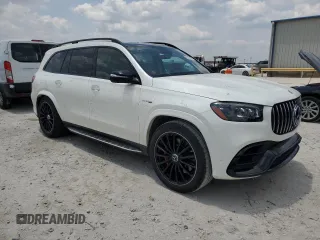 2021 Mercedes-Benz GLS 63 AMG with VIN 4JGFF8KE2MA276675, listed as a Copart auction lot 62254434 with 30,425 mi miles and Clean Title. Bid and sale history available at DreamBid. Image 4.