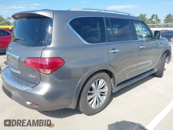 2015 Infiniti QX80 z VIN JN8AZ2NC8F9370971, wystawiony jako IAAI lot #40405096 z przebiegiem 71 990 mil mil oraz . Historia ofert i sprzedaży dostępna na DreamBid. Obrazek 4.