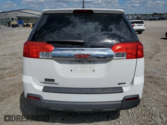 2012 GMC Terrain SLE-1 with VIN 2GKALMEK2C6211522, listed as a Copart auction lot 54209885 with Not provided miles and Salvage title. Bid and sale history available at DreamBid. Image 6.