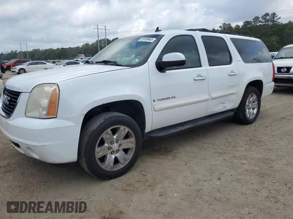 2007 GMC Yukon XL SLT with VIN 1GKFC16027R424790, listed as a Copart auction lot 53789945 with 239,664 mi miles and Salvage Title. Bid and sale history available at carsss.com. Image 1.