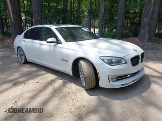 2013 BMW 7 Series 750Li with VIN WBAYE8C55DDS16013, listed as a IAAI auction lot 42709519 with 123,405 mi miles and . Bid and sale history available at DreamBid. Image 1.