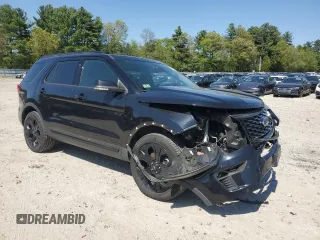 2019 Ford Explorer Sport with VIN 1FM5K8GT0KGB32227, listed as a Copart auction lot 56478445 with 39,980 mi miles and Salvage title. Bid and sale history available at DreamBid. Image 4.