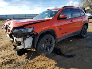 2021 Jeep Cherokee Altitude with VIN 1C4PJMLB7MD156793, listed as a Copart auction lot 87269464 with 54,190 mi miles and Salvage Title. Bid and sale history available at carsss.com. Image 1.