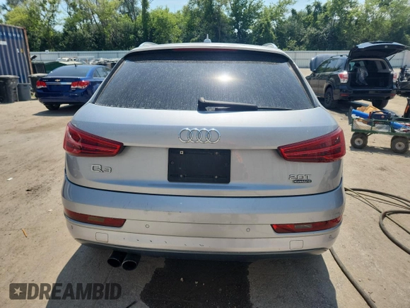 2016 Audi Q3 Premium Plus with VIN WA1EFCFS8GR022195, listed as a Copart auction lot 65636575 with 130,774 mi miles and Clean title. Bid and sale history available at DreamBid. Image 6.