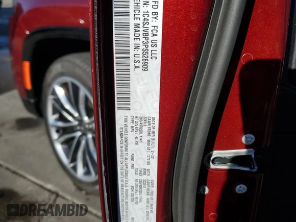2023 Jeep Wagoneer Series II Carbide with VIN 1C4SJVBP3PS526909, listed as a Copart auction lot 74382694 with 21,949 mi miles and Salvage title. Bid and sale history available at DreamBid. Image 13.