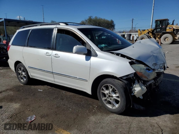 2006 Toyota Sienna XLE with VIN 5TDZA22C16S485097, listed as a Copart auction lot 46184545 with 133,008 mi miles and Salvage Title. Bid and sale history available at carsss.com. Image 4.