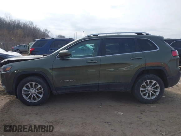 2019 Jeep Cherokee Latitude with VIN 1C4PJMCB7KD283699, listed as a IAAI auction lot 41548866 with 95,723 mi miles. Bid and sale history available at carsss.com. Image 14.