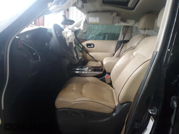 2020 Nissan Armada Platinum with VIN JN8AY2NF5L9360925, listed as a Copart auction lot 73123524 with Not Provided miles and Salvage Title. Bid and sale history available at carsss.com. Image 7.