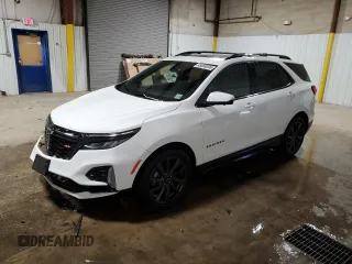 2024 Chevrolet Equinox RS with VIN 3GNAXMEG4RS102041, listed as a Copart auction lot 45669205 with 18,229 mi miles and Salvage Title. Bid and sale history available at DreamBid. Image 1.