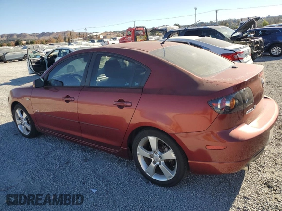 2006 Mazda 3 s with VIN JM1BK324961541457, listed as a Copart auction lot 85346394 with 136,175 mi miles and Salvage Title. Bid and sale history available at DreamBid. Image 2.