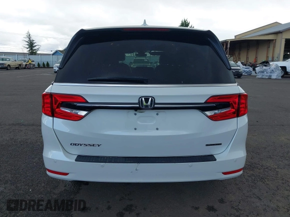 2022 Honda Odyssey Touring with VIN 5FNRL6H8XNB057293, listed as a IAAI auction lot 41826014 with 30,454 mi miles and . Bid and sale history available at DreamBid. Image 16.