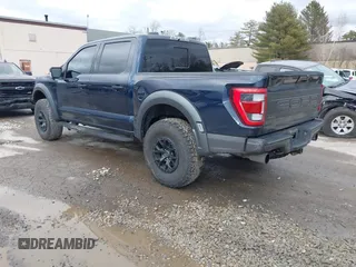 2023 Ford F-150 Raptor with VIN 1FTFW1RG9PFA45363, listed as a IAAI auction lot 41631790 with 64,393 mi miles and . Bid and sale history available at DreamBid. Image 3.