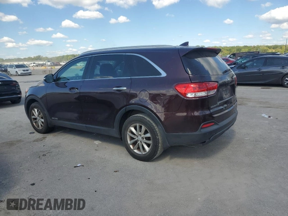 2016 Kia Sorento LX with VIN 5XYPGDA58GG001526, listed as a Copart auction lot 72775054 with 186,118 mi miles and Salvage Title. Bid and sale history available at DreamBid. Image 2.