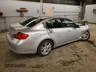 2012 Infiniti G25 x with VIN JN1DV6AR0CM731109, listed as a Copart auction lot 63153554 with 89,296 mi miles and Non Repairable. Bid and sale history available at carsss.com. Image 3.