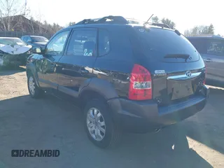 2007 Hyundai Tucson SE with VIN KM8JN72D17U590769, listed as a IAAI auction lot 41003503 with 143,462 mi miles and . Bid and sale history available at DreamBid. Image 3.