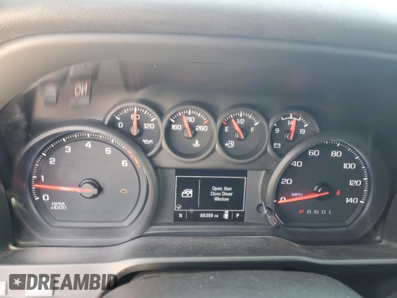 2020 Chevrolet Silverado 1500 Work Truck with VIN 1GCRWAEH8LZ334609, listed as a Copart auction lot 55708055 with 66,399 mi miles and Clean Title. Bid and sale history available at DreamBid. Image 9.