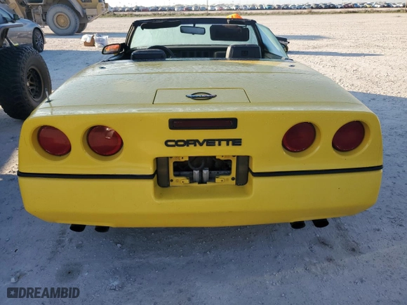 1986 Chevrolet Corvette with VIN 1G1YY6788G5905988, listed as a Copart auction lot 75084264 with 44,985 mi miles and Salvage Title. Bid and sale history available at carsss.com. Image 9.