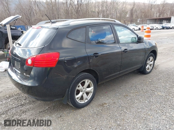 2009 Nissan Rogue SL with VIN JN8AS58V99W446819, listed as a IAAI auction lot 41508367 with 166,044 mi miles. Bid and sale history available at carsss.com. Image 4.