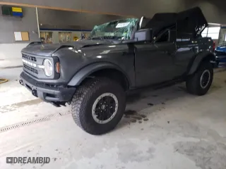 2021 Ford Bronco with VIN 1FMEE5DH2MLA86853, listed as a Copart auction lot 47424675 with 0 mi miles and Salvage Title. Bid and sale history available at carsss.com. Image 1.