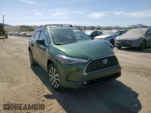 2025 Toyota Corolla Cross XLE with VIN 7MUDAABG2SV124680, listed as a Copart auction lot 57468355 with 2,180 mi miles and Salvage title. Bid and sale history available at DreamBid. Image 15.