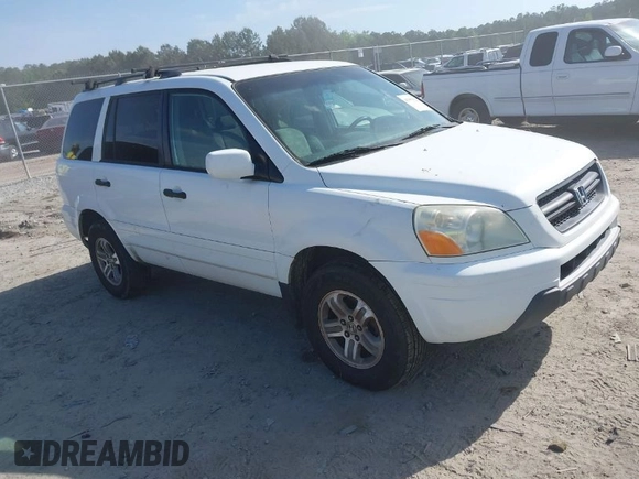 2005 Honda Pilot EX with VIN 2HKYF18485H517538, listed as a IAAI auction lot 41959922 with 332,963 mi miles. Bid and sale history available at carsss.com. Image 1.