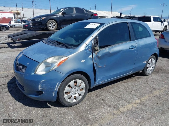 2008 Toyota Yaris with VIN JTDJT923085205341, listed as a IAAI auction lot 41762601 with 218,299 mi miles. Bid and sale history available at carsss.com. Image 2.