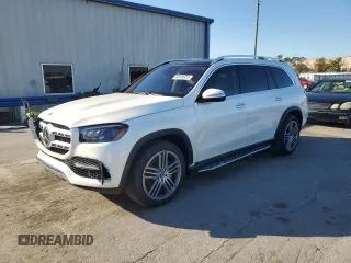 2021 Mercedes-Benz GLS with VIN 4JGFF5KE2MA390822, listed as a Copart auction lot 80449323 with 18,461 mi miles. Bid and sale history available at carsss.com. Image 1.