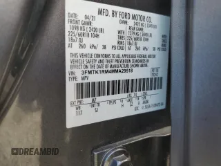 2021 Ford Mustang Mach-E Select z VIN 3FMTK1RM4MMA29518, wystawiony jako Copart lot #52819315 z przebiegiem 79 331 mil mil oraz Szkoda całkowita • Salvage title. Historia ofert i sprzedaży dostępna na DreamBid. Obrazek 12.