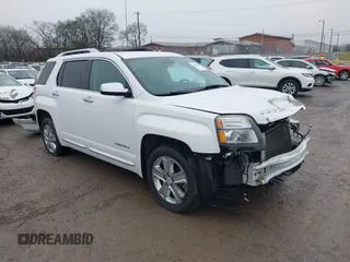2015 GMC Terrain Denali with VIN 2GKALUEK2F6163041, listed as a IAAI auction lot 41564760 with 106,759 mi miles. Bid and sale history available at carsss.com. Image 1.